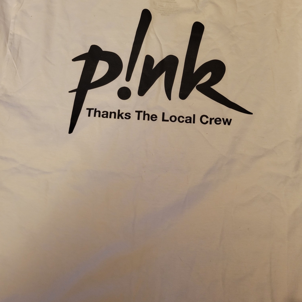 Gildan White Tee with Black Print